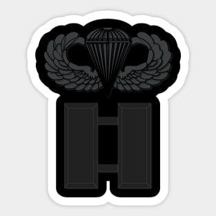 Officer - Rank - Cpt - Airborne Sticker